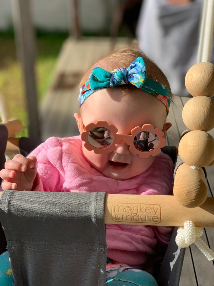 Blue Series - Flower Sunglasses - Polarized Babiators - Customer Photo From Amy Bowen
