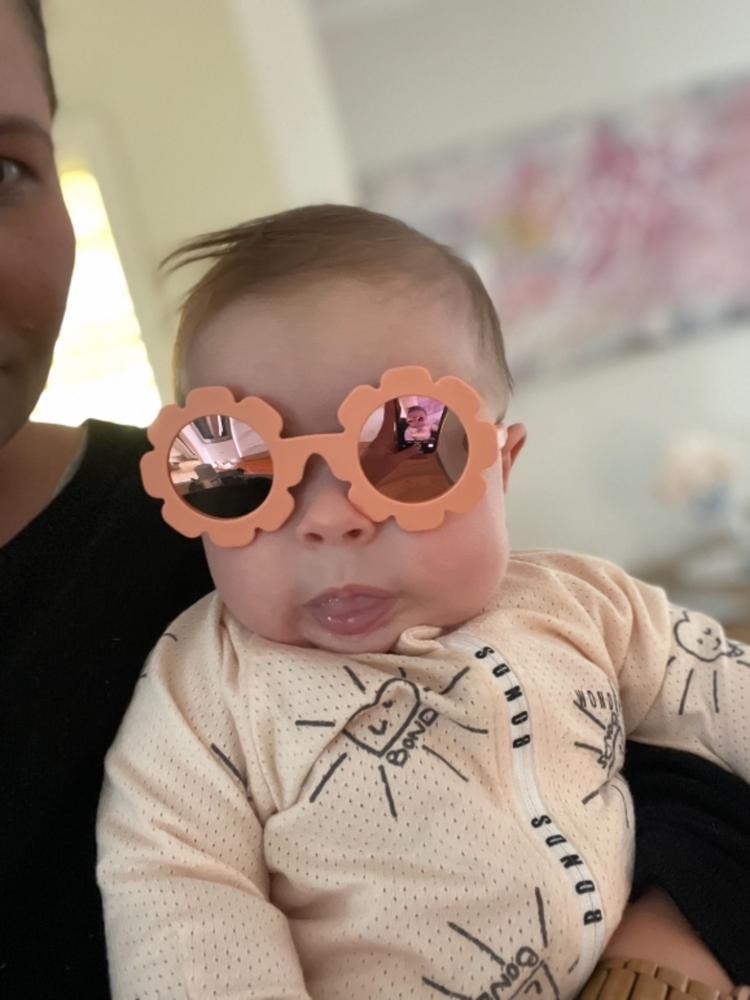Blue Series - Flower Sunglasses - Polarized Babiators - Customer Photo From Dani Spanos