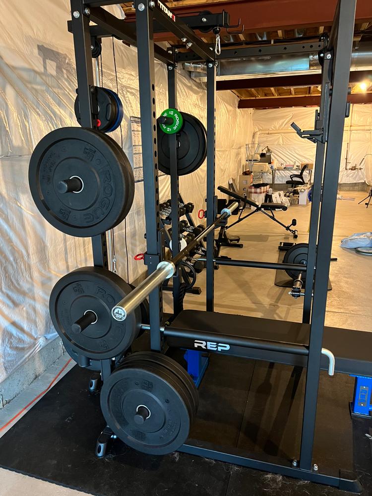 Body-Solid OB86Chicago Chicago Olympic Bar - 1500 lb Capacity - Customer Photo From Mike