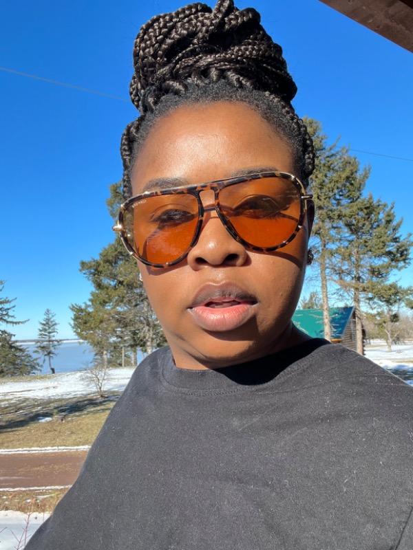 Ivy Luxe - Tangle-Free Olive Aviator Without Nose Pads – TopFoxx