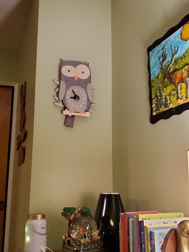 Smokey the Owl Clock - Customer Photo From Jacqueline Paradise