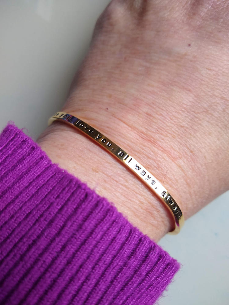 be you, love you. all ways, always. Bracelet - MantraBand® Bracelets