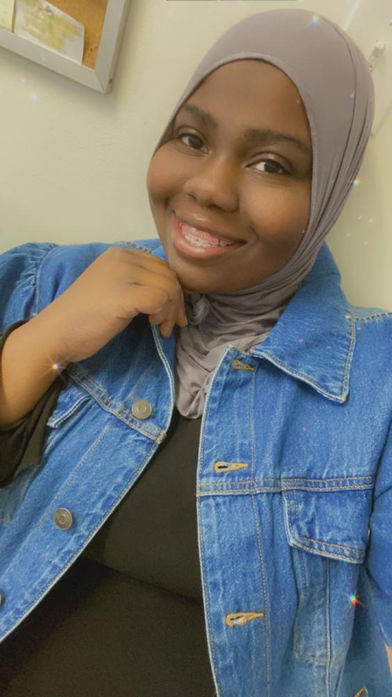Jersey Hijab - Black - Customer Photo From Aminah