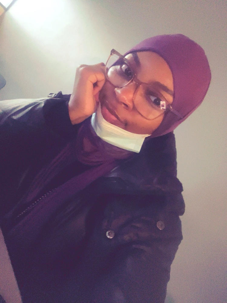 Jersey Hijab - Plum - Customer Photo From jaila chriswell