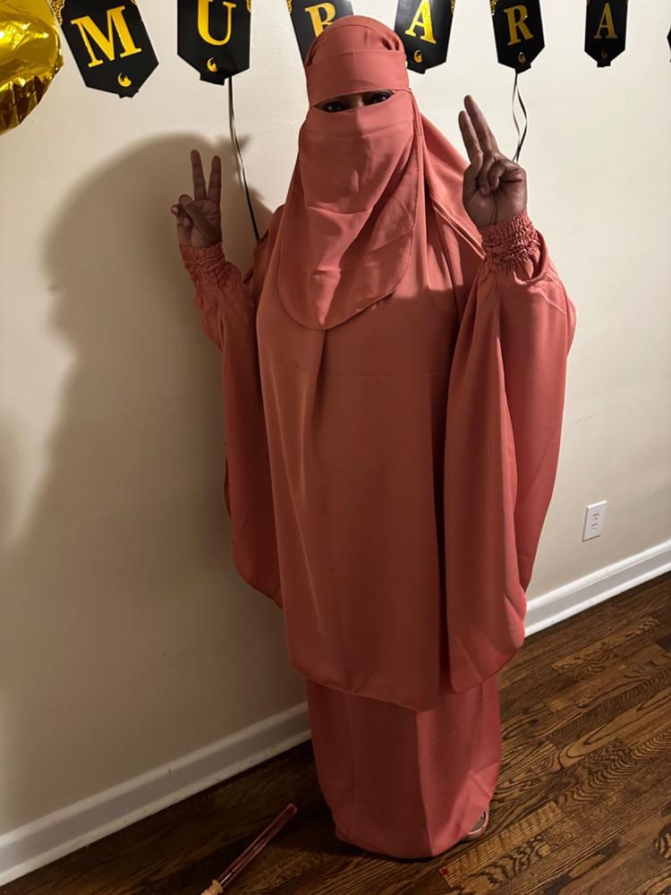Mahasen Jilbab Set in Rosewood - Customer Photo From Keisha Washington