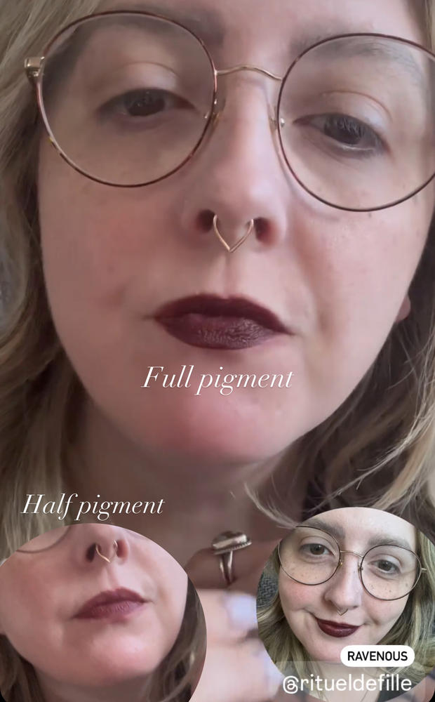 Forbidden Lipstick: Ravenous - Customer Photo From April Martel