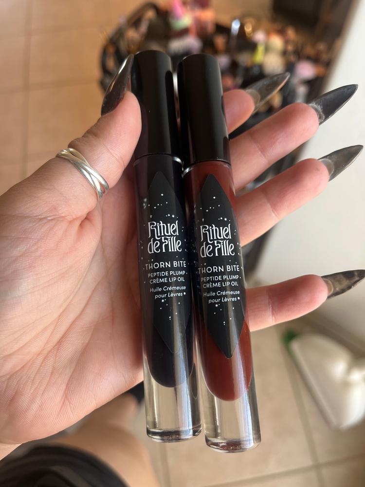 Thorn Bite Peptide Plump Crème Lip Oil: Black Thorn - Customer Photo From Kaiah