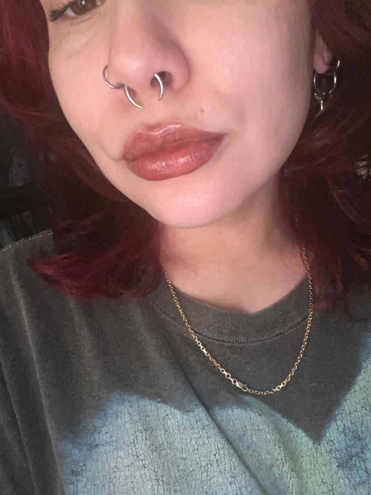 Thorn Bite Peptide Plump Crème Lip Oil: Black Thorn - Customer Photo From rizo
