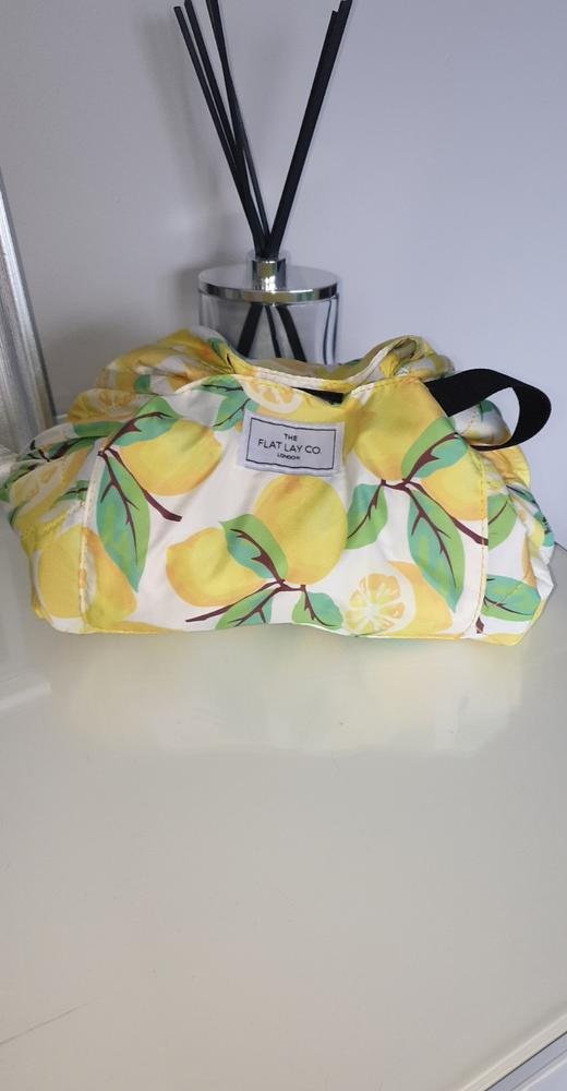 Lemons Open Flat Makeup Bag 50cm - Customer Photo From Ellie D.