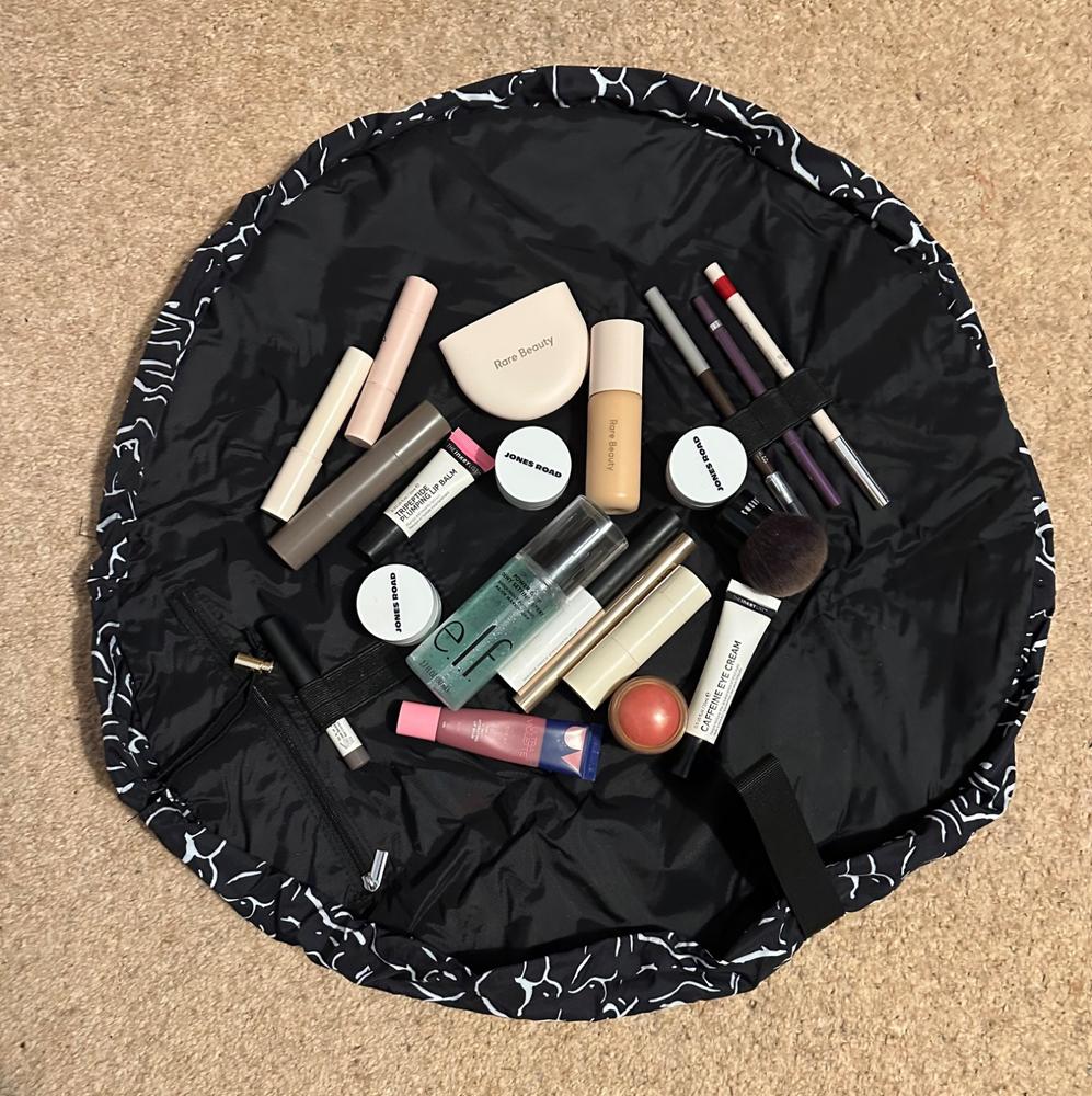 Drawstring Flat Lay Makeup Bag - Double Spots - Customer Photo From Teresa WATSON