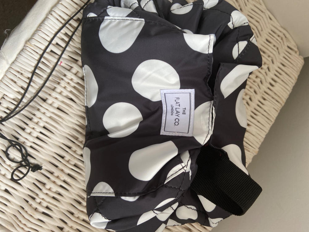Double Spots Open Flat Makeup Bag 50cm - Customer Photo From Tracey Boothby