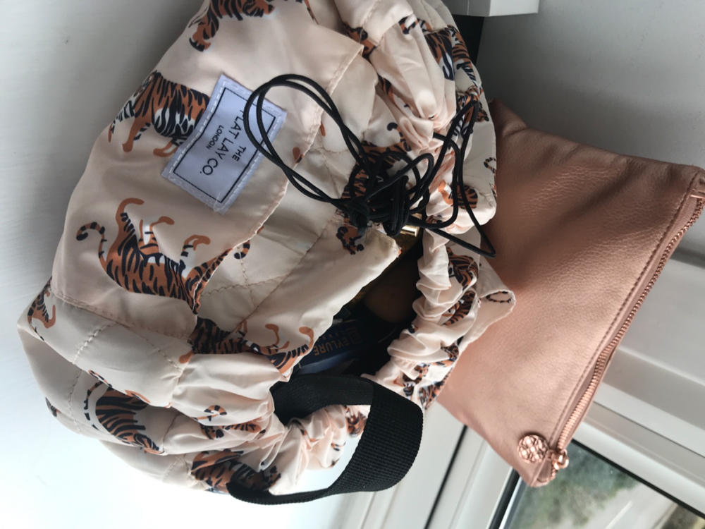 Tigers Open Flat Makeup Bag 50cm - Customer Photo From Carmen Poulten