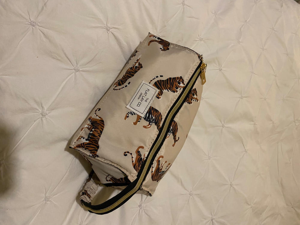 Tigers Open Flat Makeup Box Bag and Tray - Customer Photo From Freya Kenny