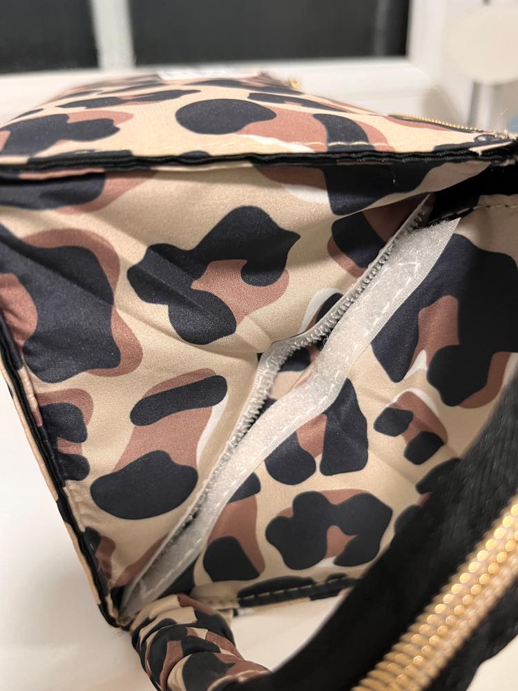 XXL Flat Lay Makeup Box Bag - Leopard Print - Customer Photo From Abi P