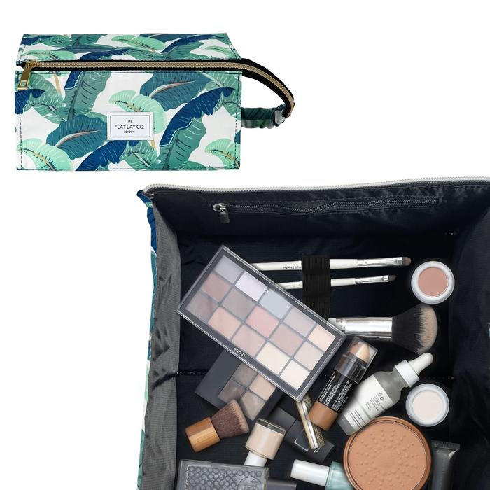 XXL Makeup Box Bag and Tray in Tropical Leaves - Customer Photo From Susan JOHNSON