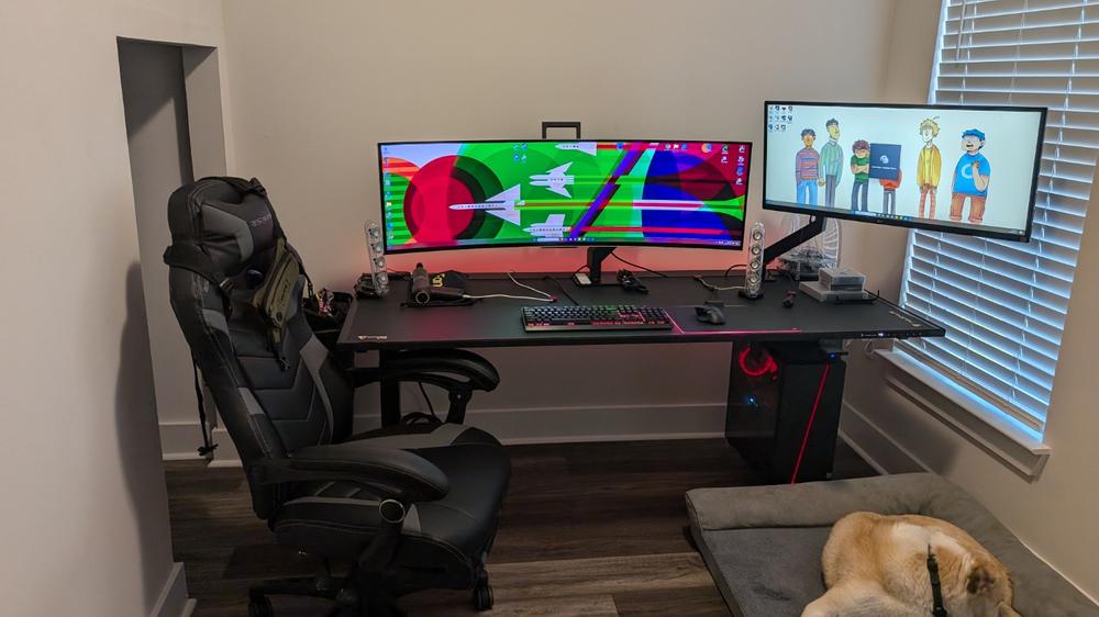 Secretlab MAGNUS Monitor Arm (Heavy Duty Edition) - Customer Photo From Christian Bordelon