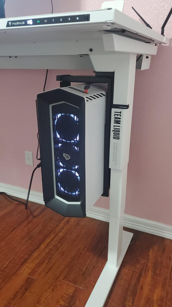 Secretlab Magnus Pro XL 1.7m Motorised Leg Columns (Type-B) - White - Box 2 - Customer Photo From Julio Jauregui