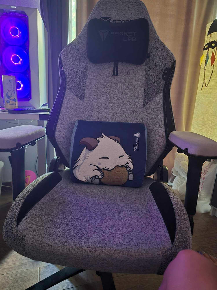 Secretlab PlushCell™ Memory Foam Armrest Top - Customer Photo From Evangelia Kridera