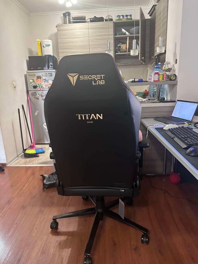 Secretlab TITAN Evo - XL - NEO Hybrid Leatherette (0108) - Customer Photo From Mariela Tilkova