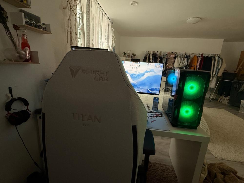 Secretlab TITAN Evo - Regular - SoftWeave® Plus Fabric (0107) - Customer Photo From Giovanna Tutino