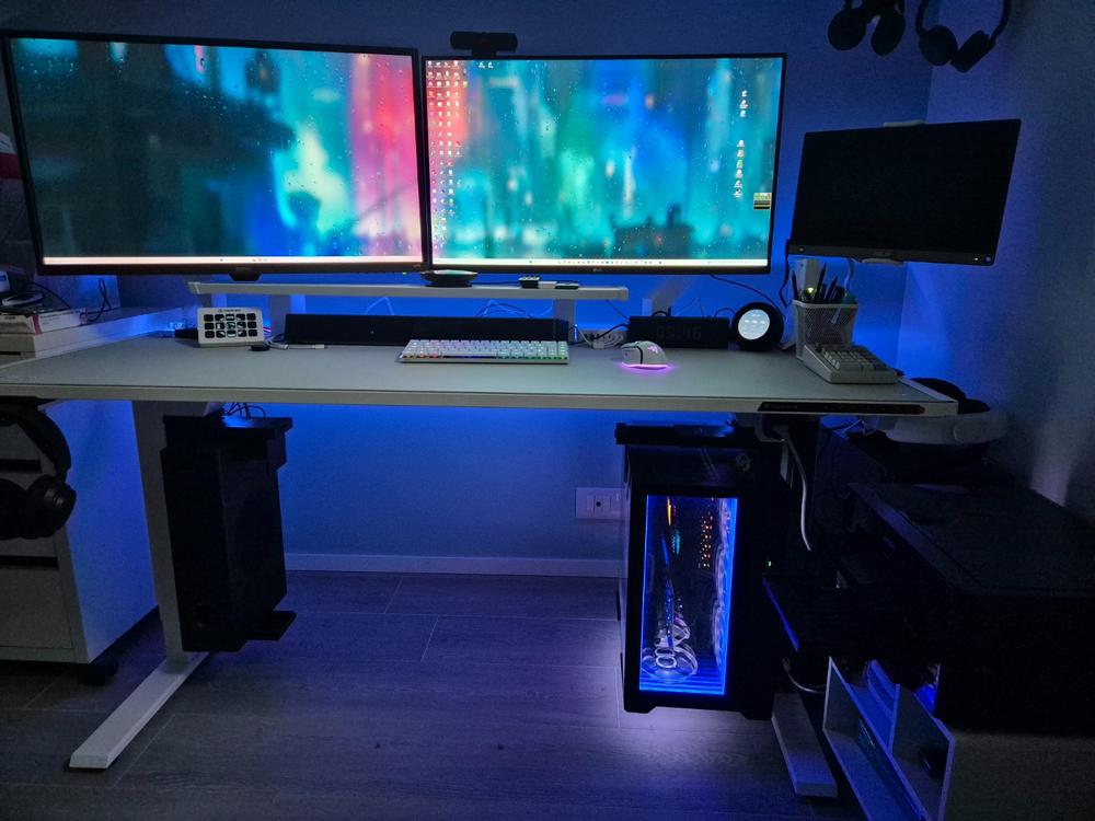 Secretlab Magnus Pro 1.5m Motorised Leg Columns (Type-F)- White - Box 2 - Customer Photo From Daniele Pirro