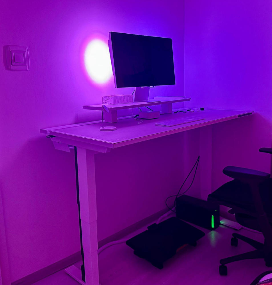 Secretlab Magnus Pro 1.5m Motorised Leg Columns (Type-F)- White - Box 2 - Customer Photo From Antonio Gheorghe