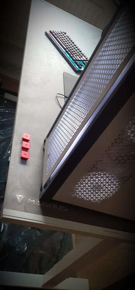 Secretlab Magnus Pro XL 1.7m Motorised Leg Columns (Type-F) - White - Box 2 - Customer Photo From JEREMY VERBIST