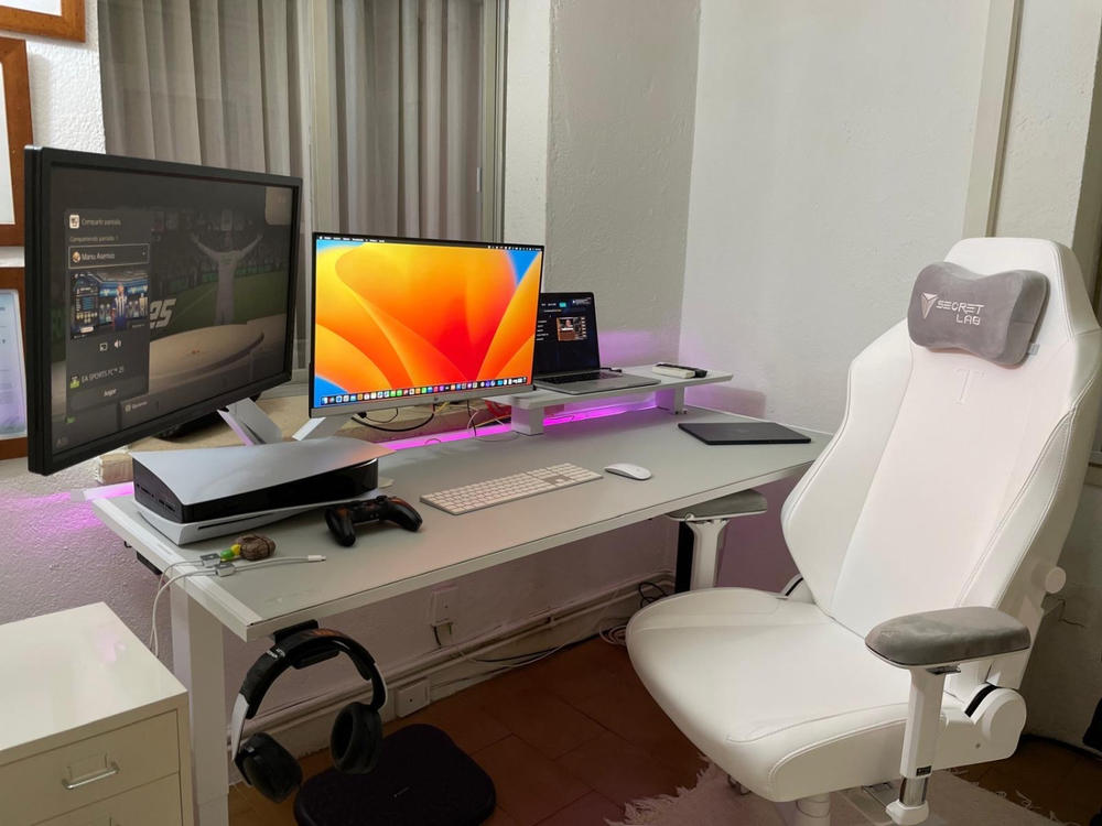 Secretlab Magnus Pro XL 1.7m Motorised Leg Columns (Type-F) - White - Box 2 - Customer Photo From Antonio Jimenez Colilla