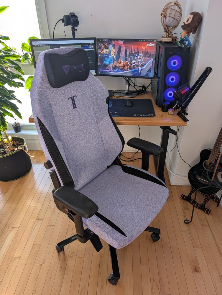 Secretlab TITAN Evo - XL - SoftWeave™ Plus Fabric (0108) - Customer Photo From Jay Foulds