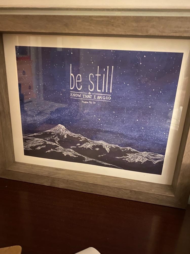 Be Still - Psalm 46:10 - Customer Photo From Annette Cox