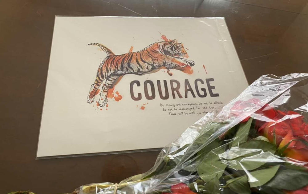 Courage - Joshua 1:9 - Customer Photo From Angela Lee