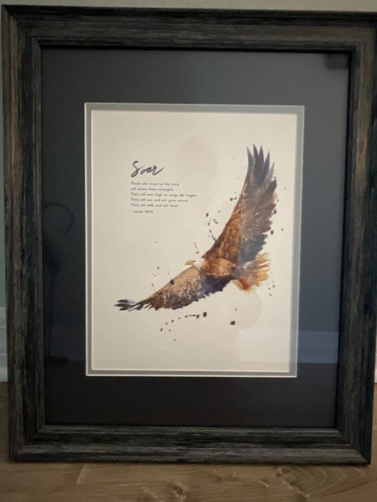 Soar On Wings Like Eagles - Isaiah 40:31 - Customer Photo From Linda Ehrlich