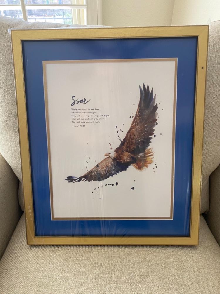 Soar On Wings Like Eagles - Isaiah 40:31 - Customer Photo From Georgia Nelsen