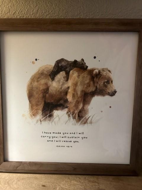 I Will Carry You - Isaiah 46:4 - Customer Photo From Bear