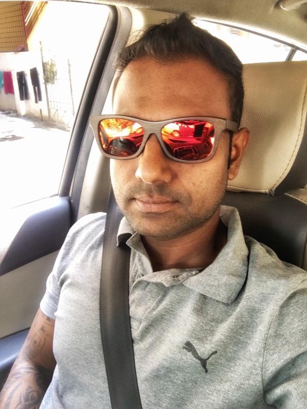 The Journeyman charcoal wooden sunglasses - Red - Customer Photo From Ananda K.