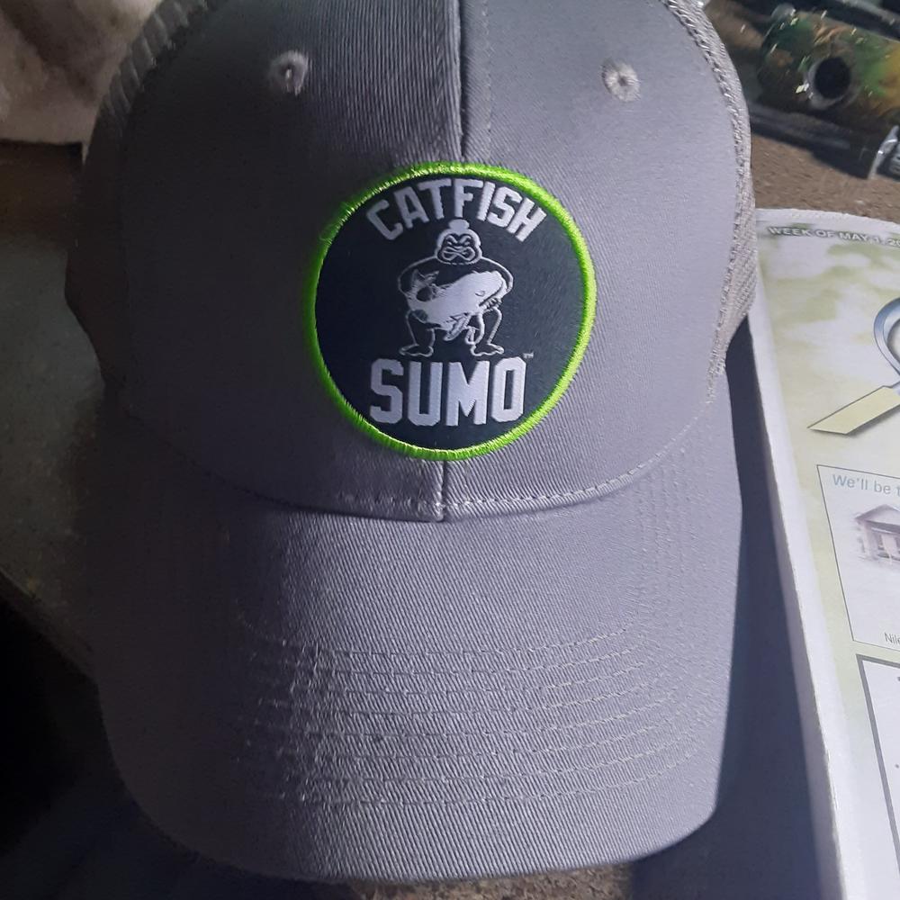 Catfish Sumo Snapback Trucker Hat - Customer Photo From Greg Scott Light