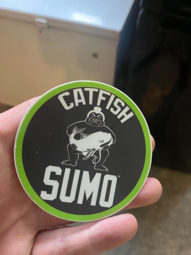 Catfish Sumo Heavyweight Champion Decals - Customer Photo From Dylan F.