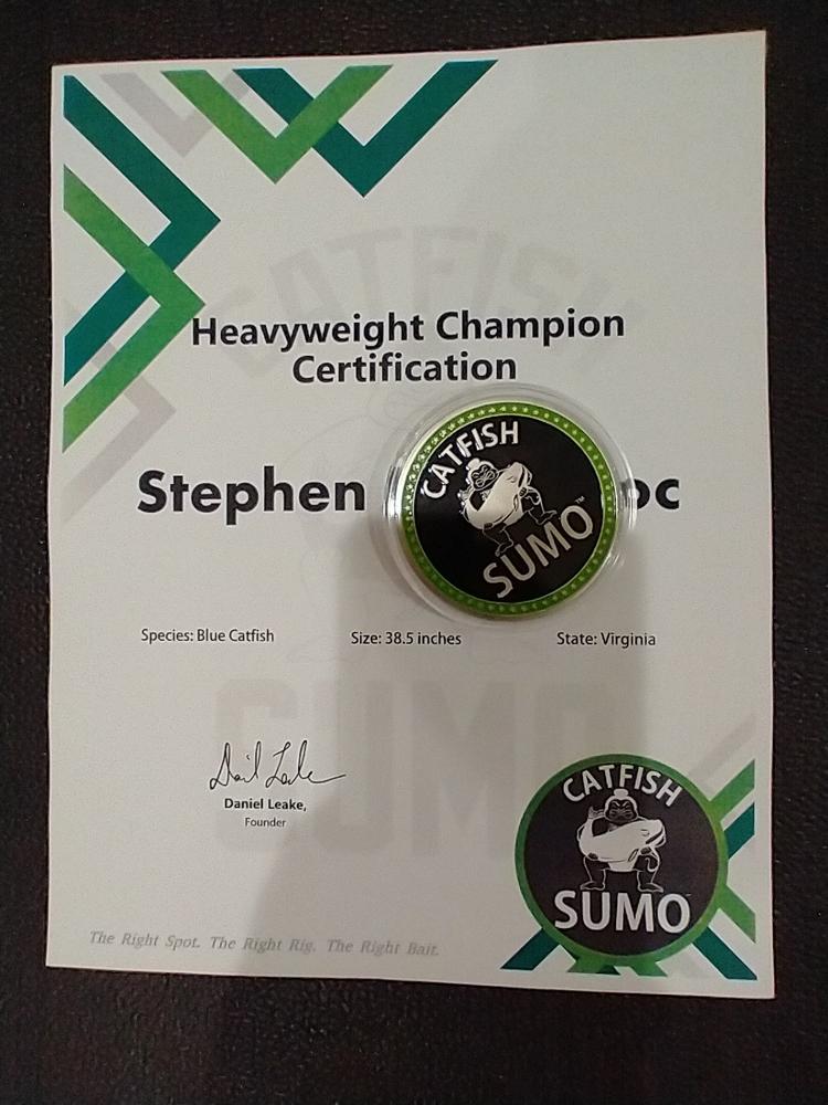Heavyweight Champions Recognition - Customer Photo From Stephen K.