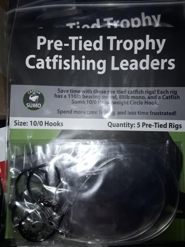 Pre-Tied Trophy Catfishing Leaders - Customer Photo From LARRY B.