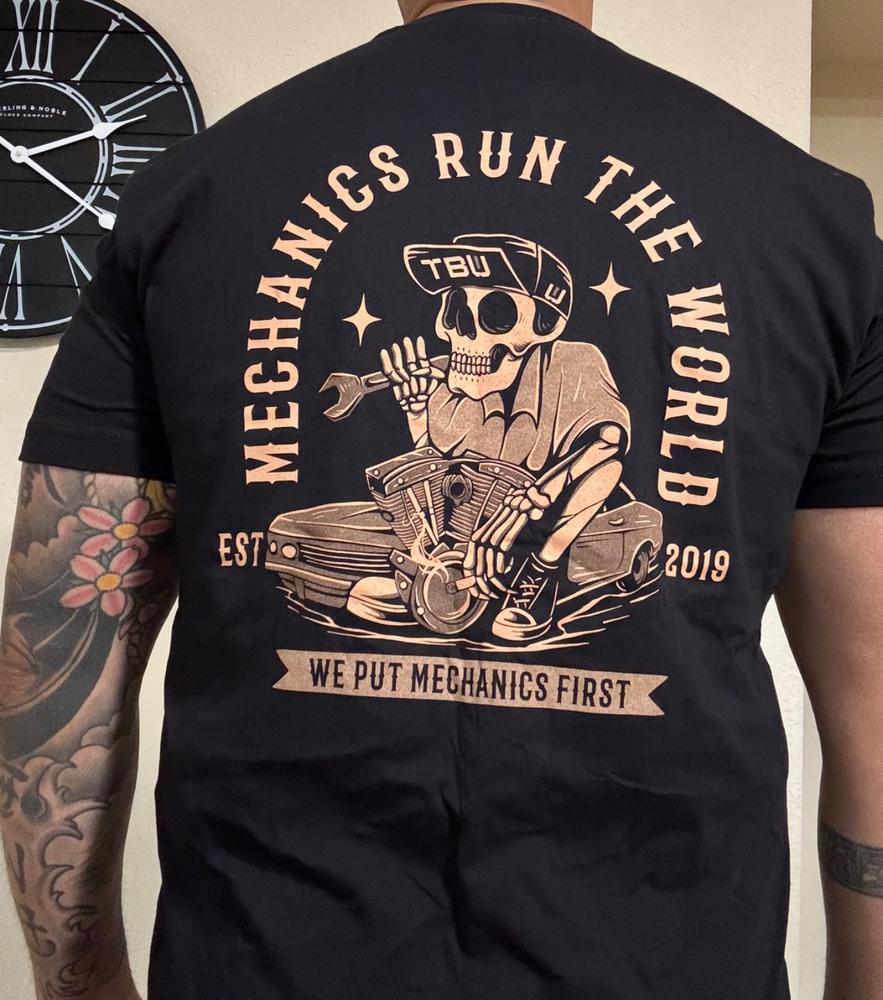 NEW TBW LOGO MECHANIC T-SHIRTS - Customer Photo From Justin Adam