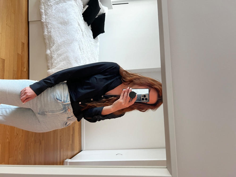 Blazer Collar Blouse - Customer Photo From Irena Bobojcov