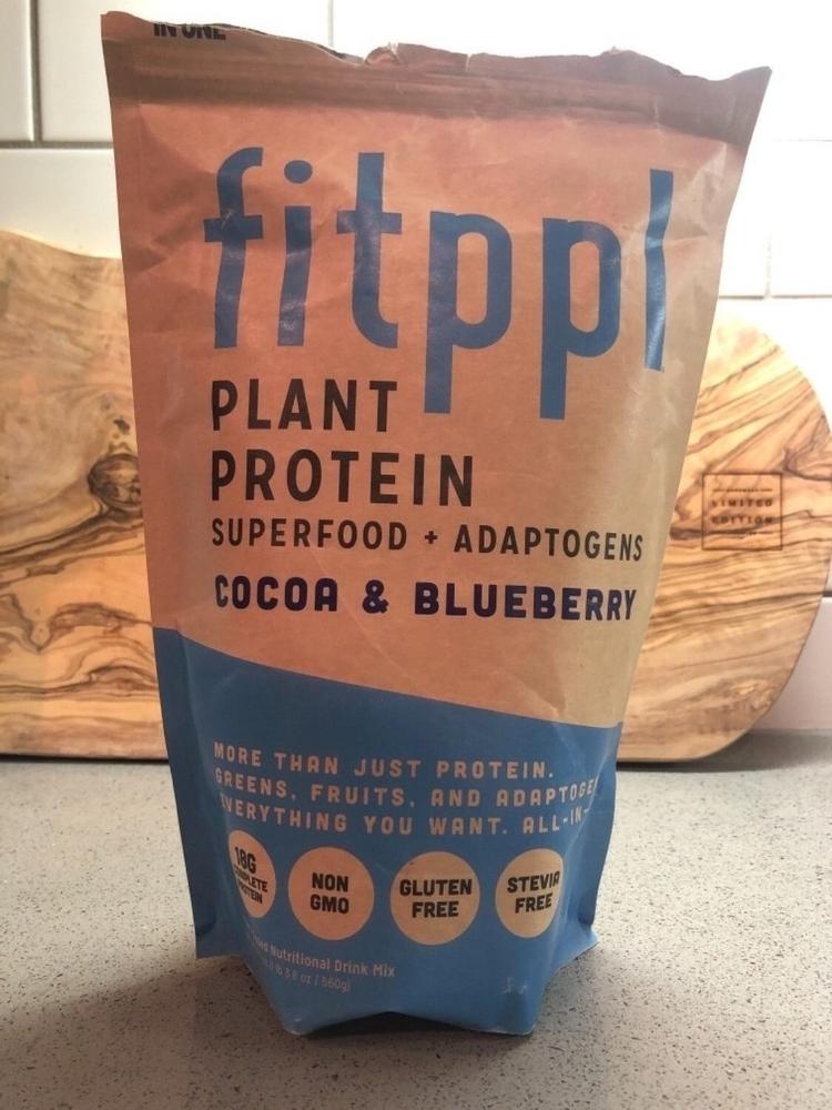 Cocoa & Blueberry Plant Protein Superfood + Adaptogens - Customer Photo From Home Home