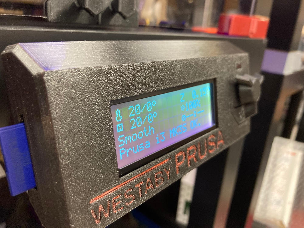 LDO Prusa Black Screen with White Text MK2/MK2.5/MK3 LCD display - Customer Photo From Dustin Westaby