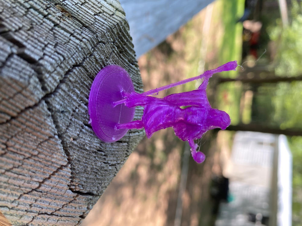 Jessie Premium PLA 1.75mm X Purple Ice 1kg - Customer Photo From Ed H