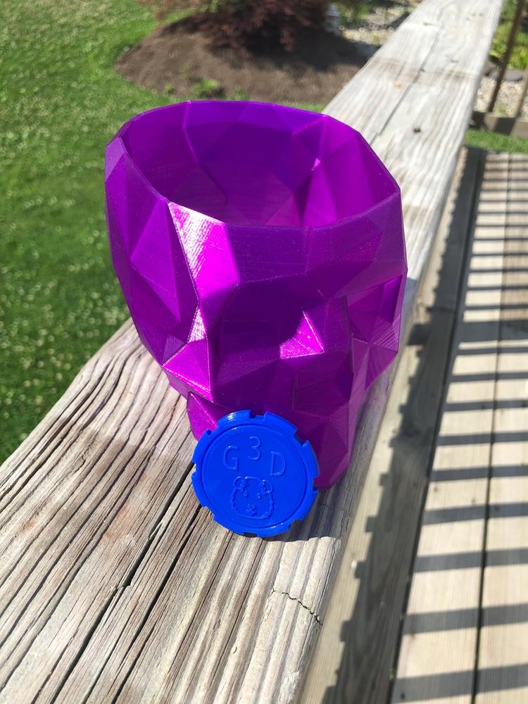 Jessie Premium PLA 1.75mm X Purple Ice 1kg - Customer Photo From Gene Greiner