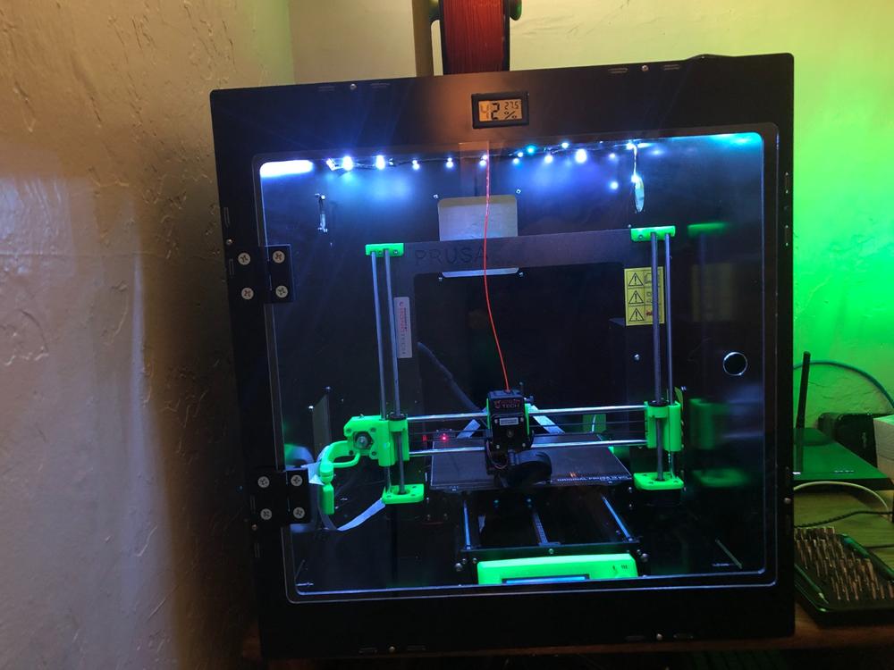 Next Gen Safety Enclosure for Prusa Style Printers - Customer Photo From James B.