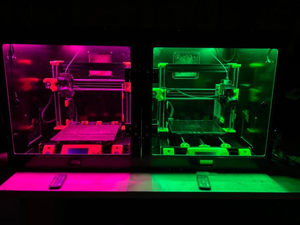 Next Gen Safety Enclosure for Prusa Style Printers - Customer Photo From Carlos Tapia