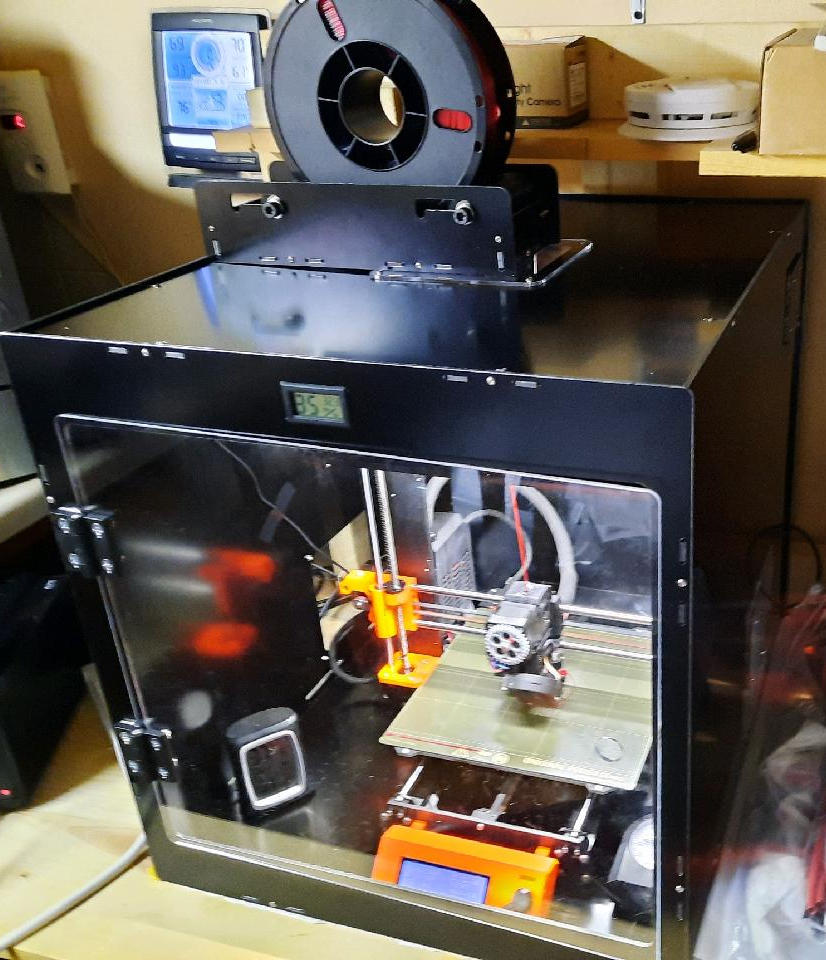 Next Gen Safety Enclosure for Prusa Style Printers - Customer Photo From Michael Smith