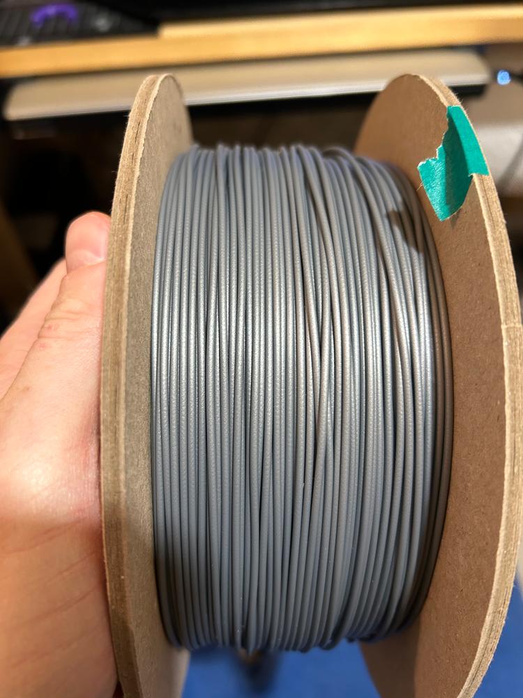 Jessie Premium PETG 1.75mm X Gun Metal Grey 1kg - Customer Photo From Peter Gobel