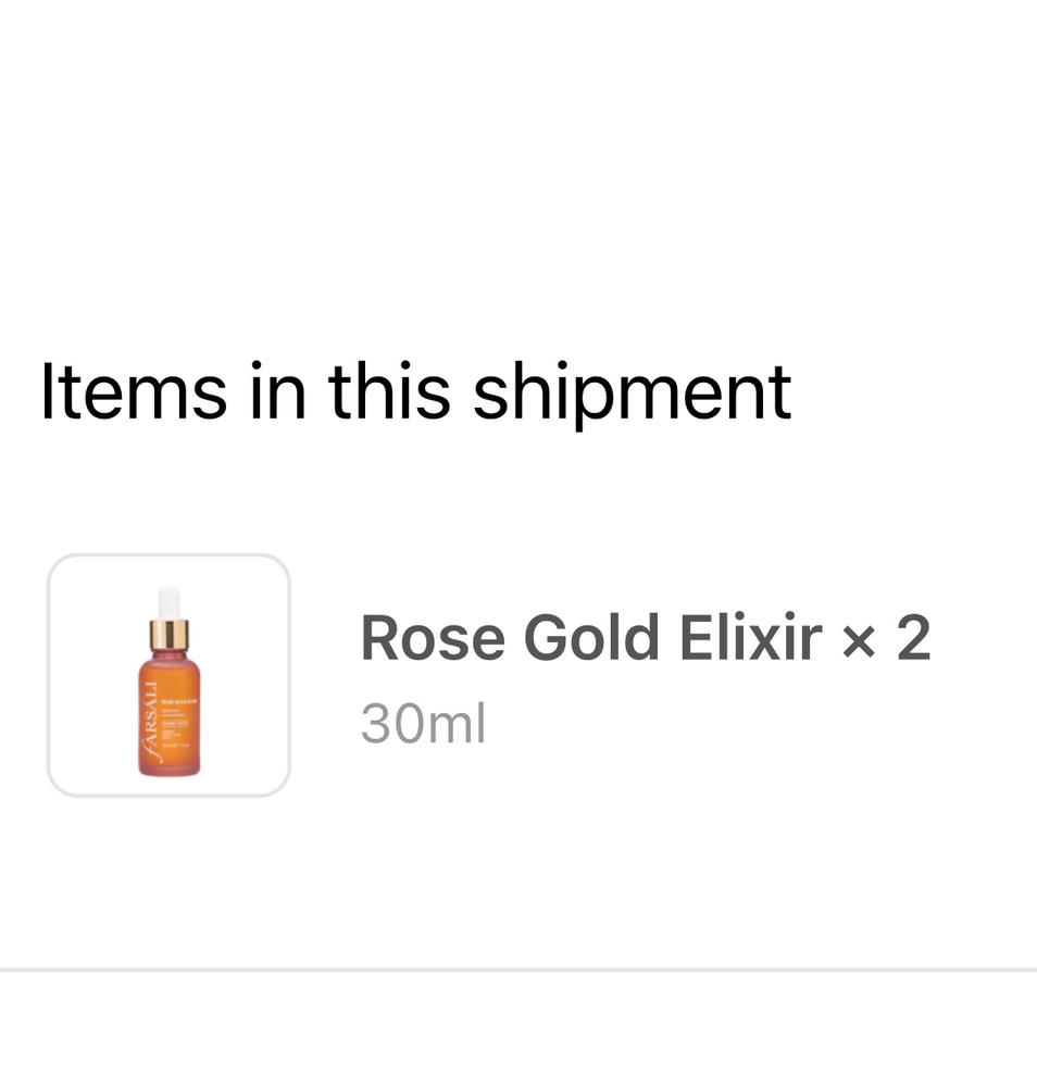Rose Gold Elixir - Customer Photo From Fari Khalid